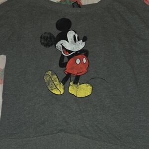 Disney Mickey Mouse Charcoal  Tee